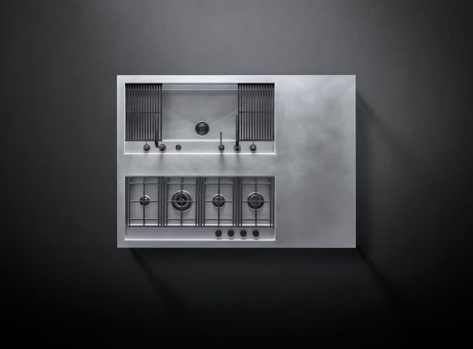 FUSION UGRADNA ČELIČNA PLOČA PO MERI za modularne kuhinje